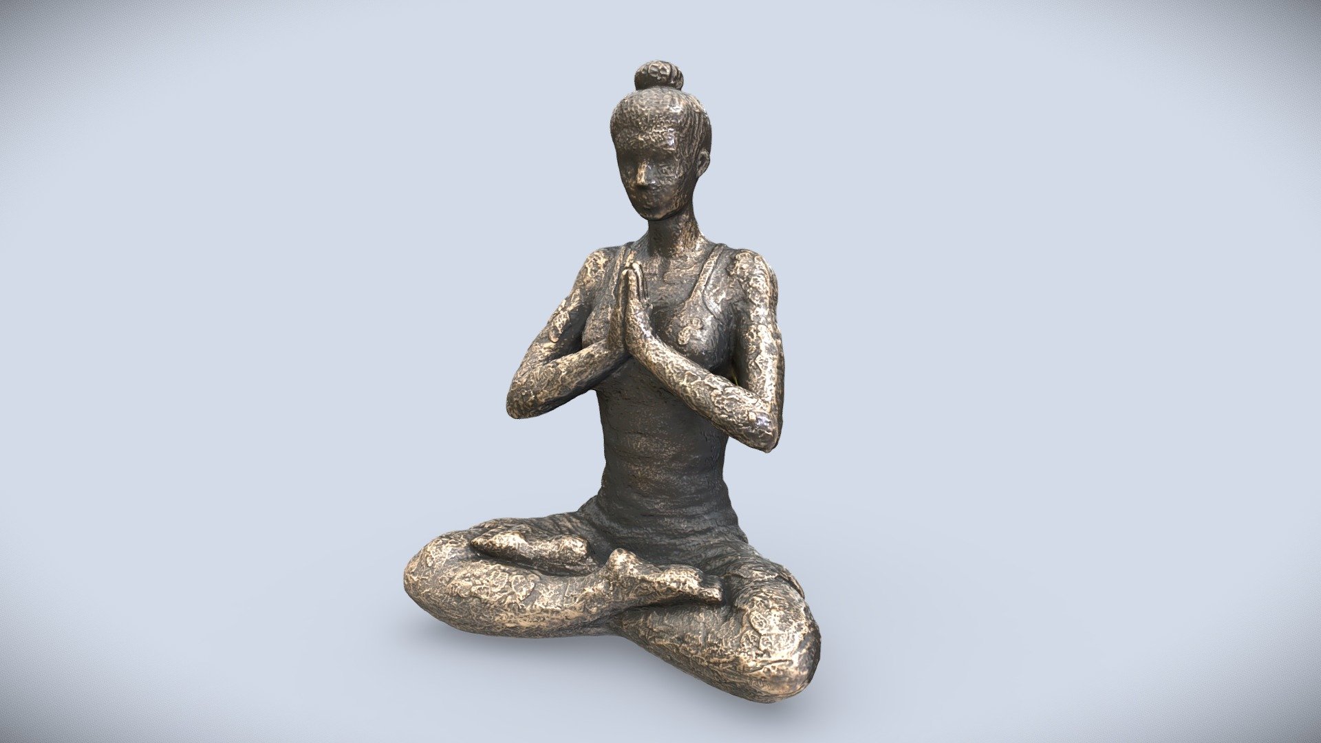 Yoga Figurine 3d model