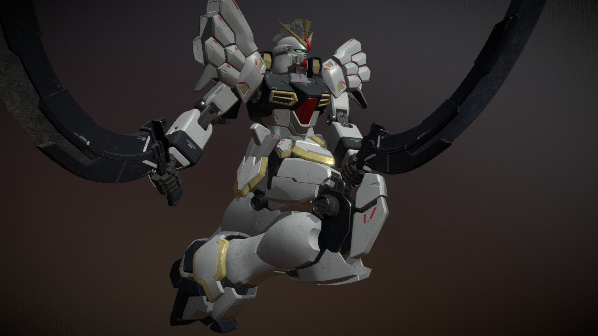 EW Sandrock Gundam 3d model