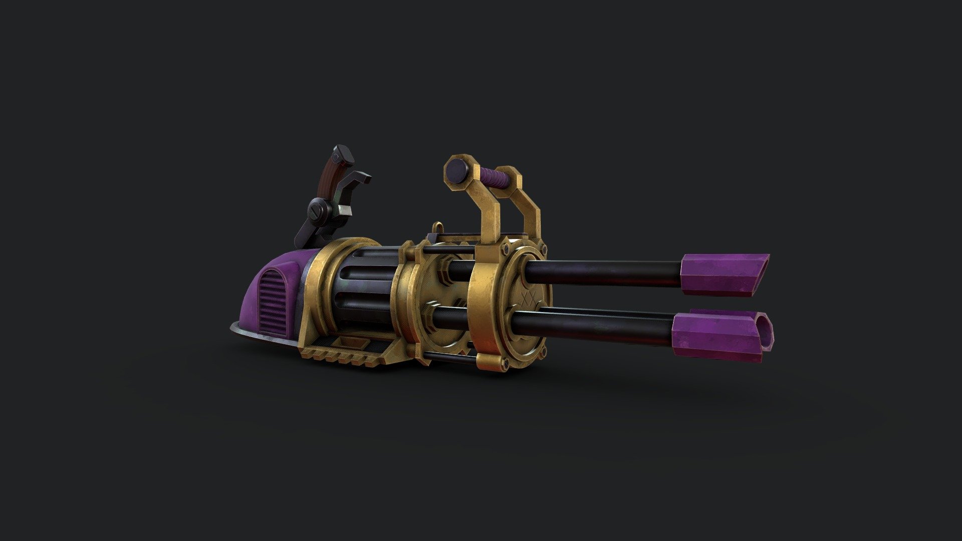 Minigun Jinx 3d model