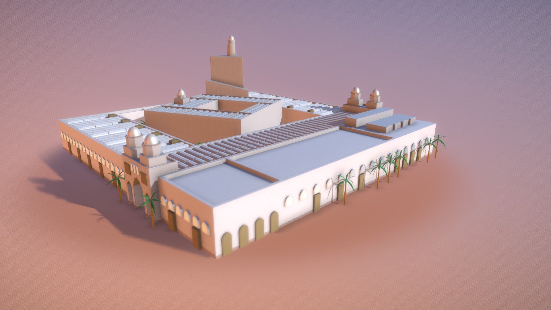 Masjid Bir Ali 3d model