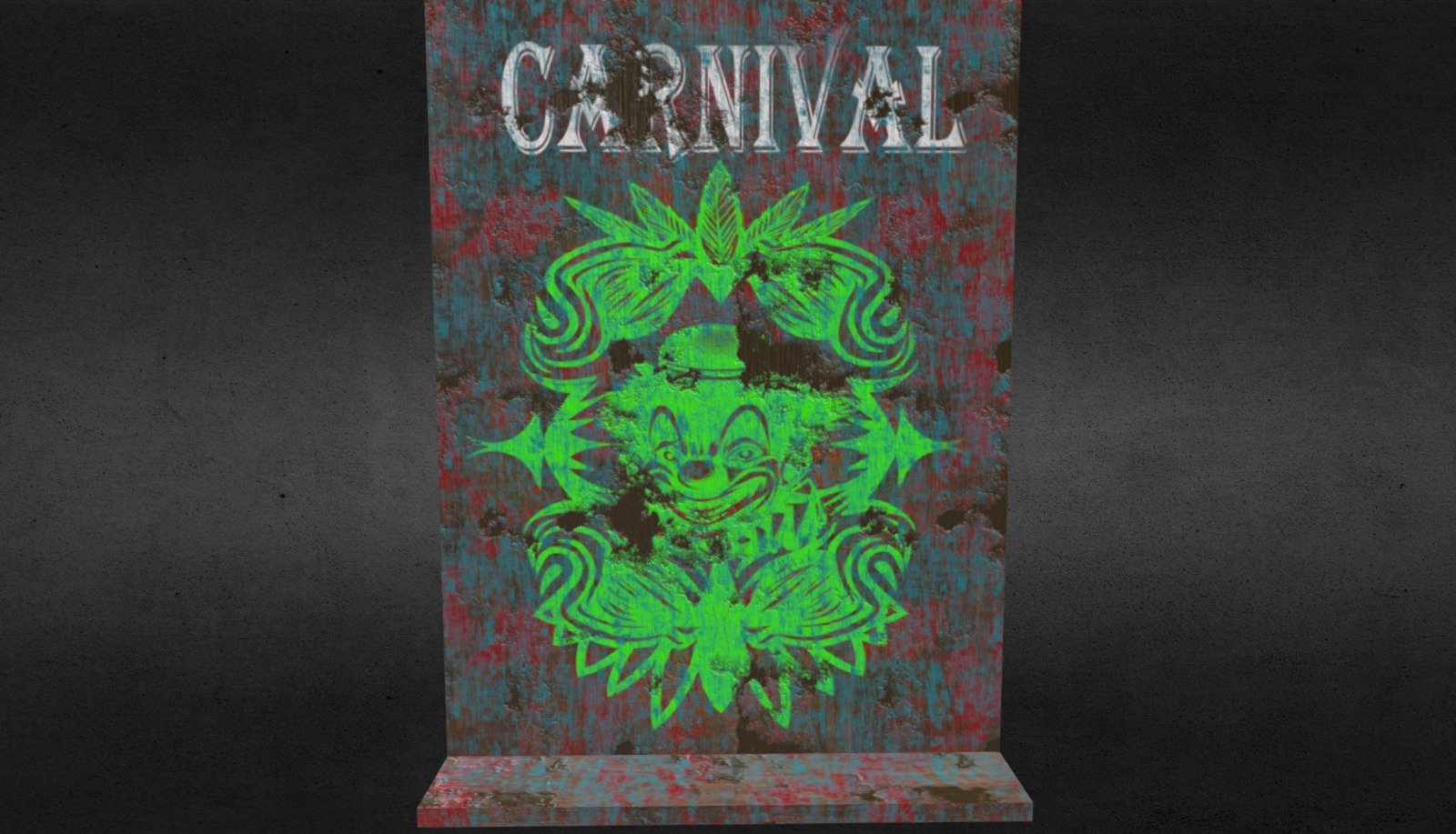 Carnival Sign 3d model