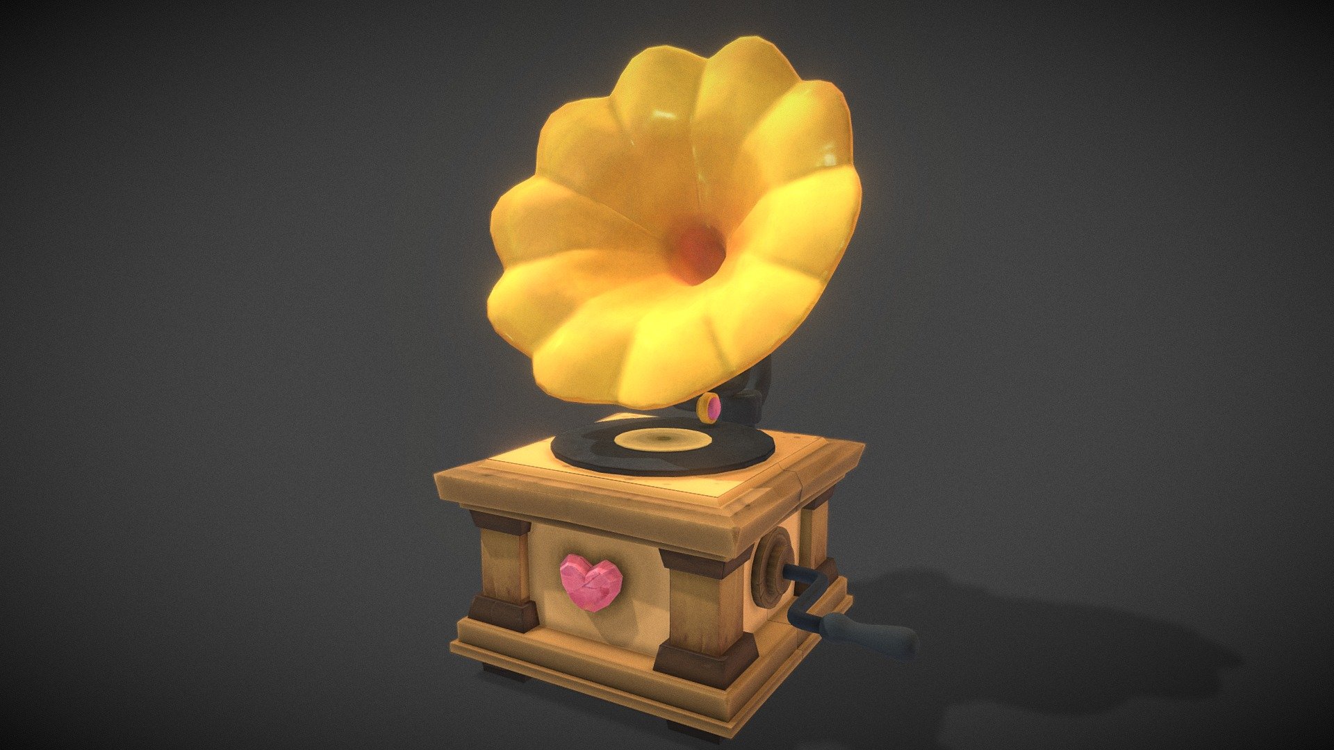 Gramophone 3d model