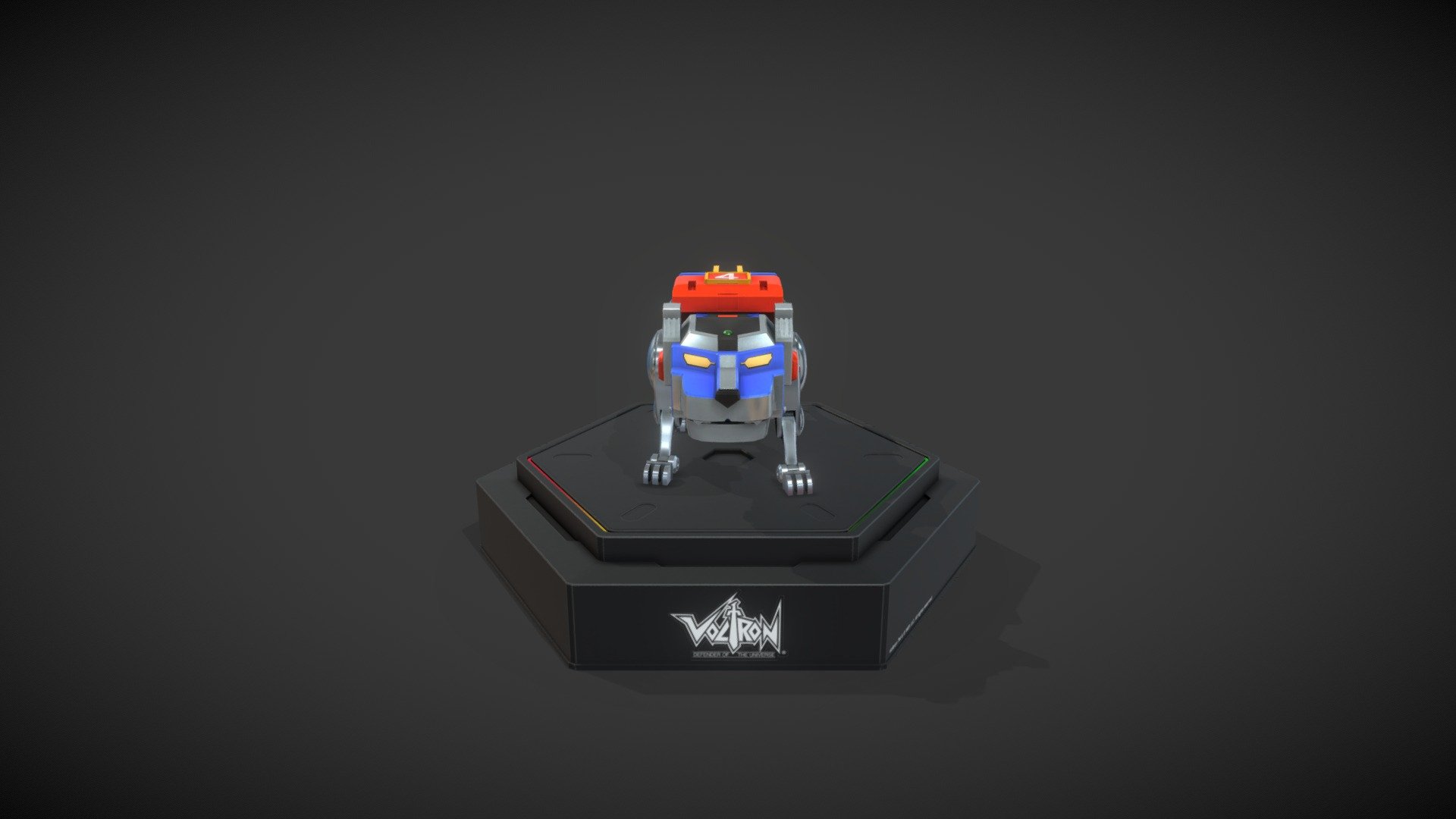 Voltron_BlueLion 3d model