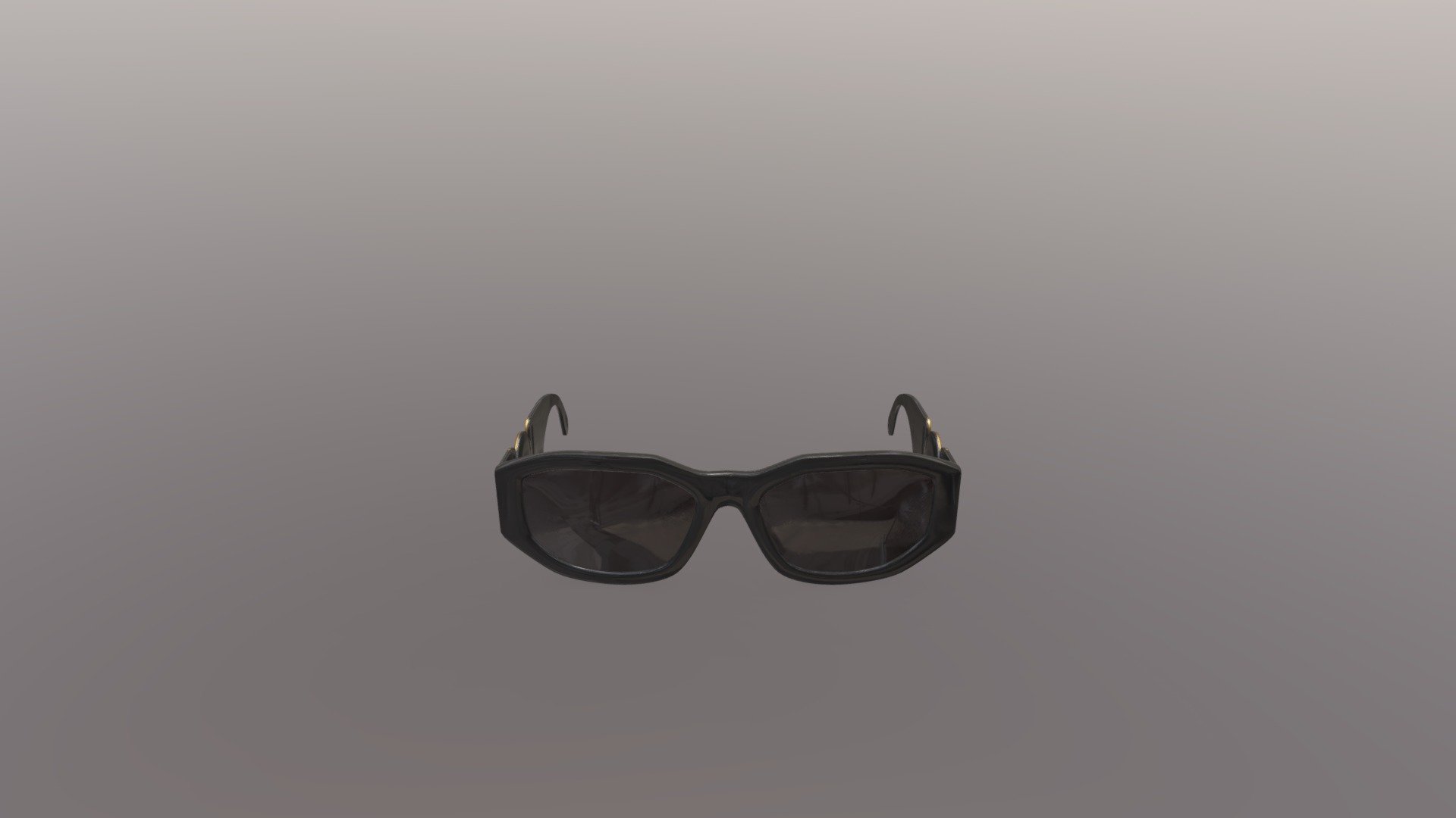 Sunglasses versace 3d model