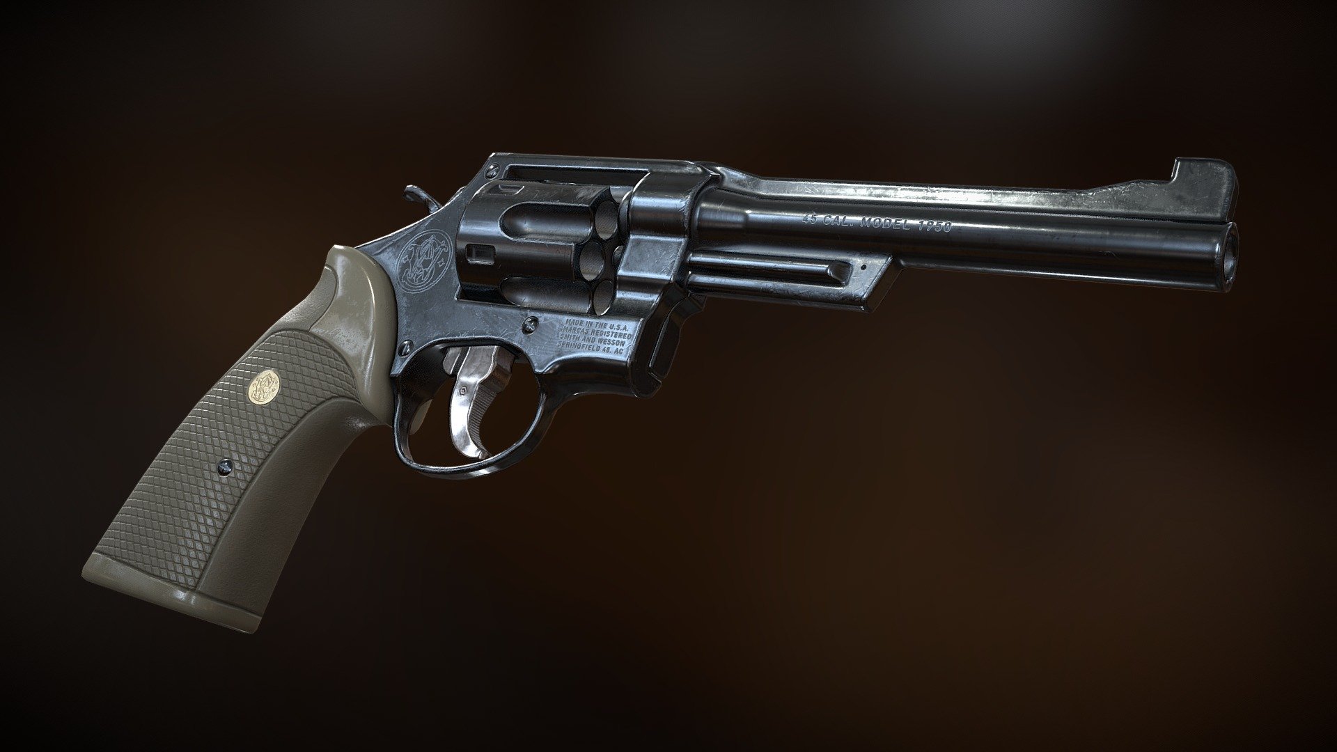 Revolver 3d model