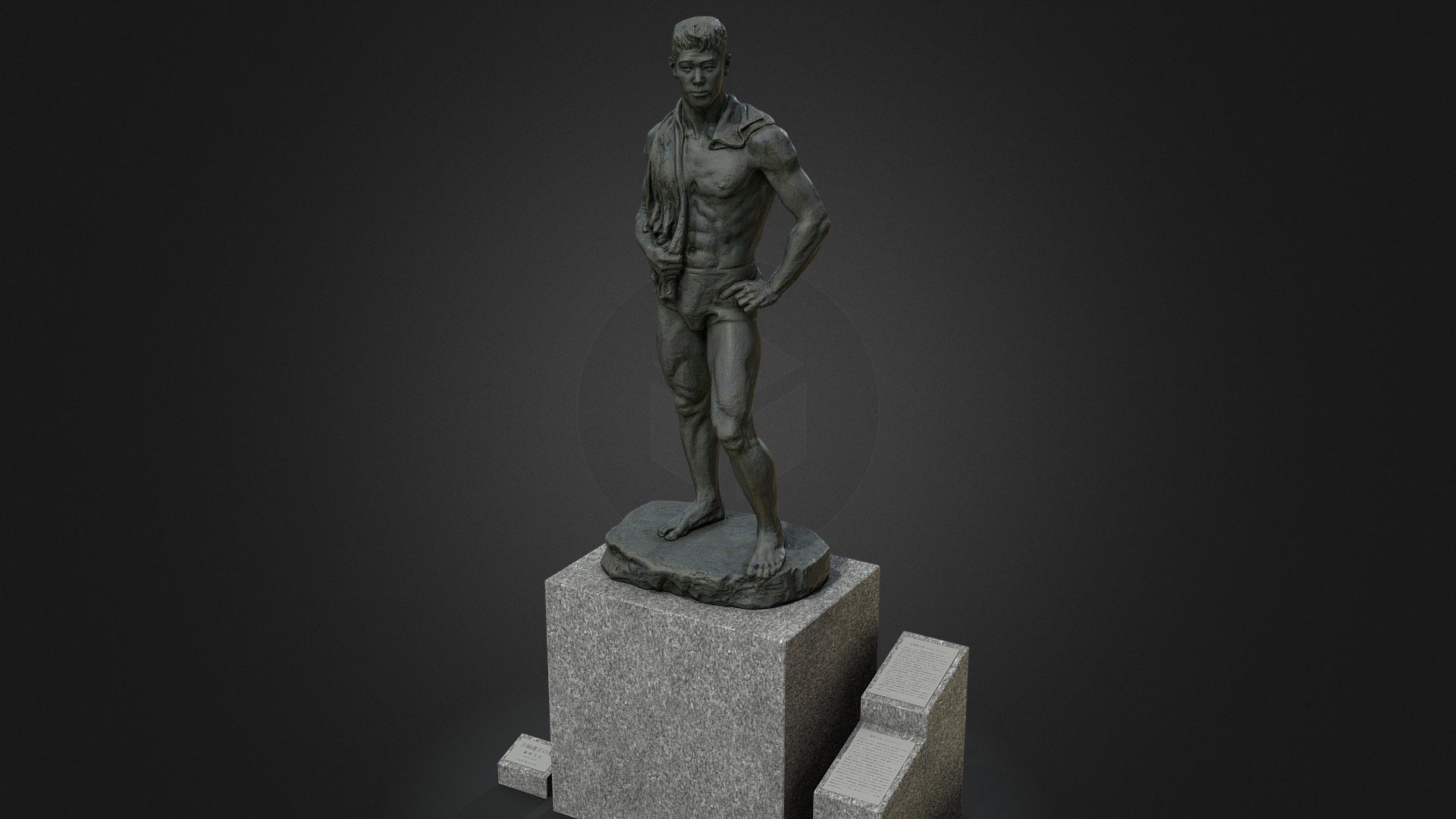 Hironoshin Furuhashi by Fujino Tenko 3d model