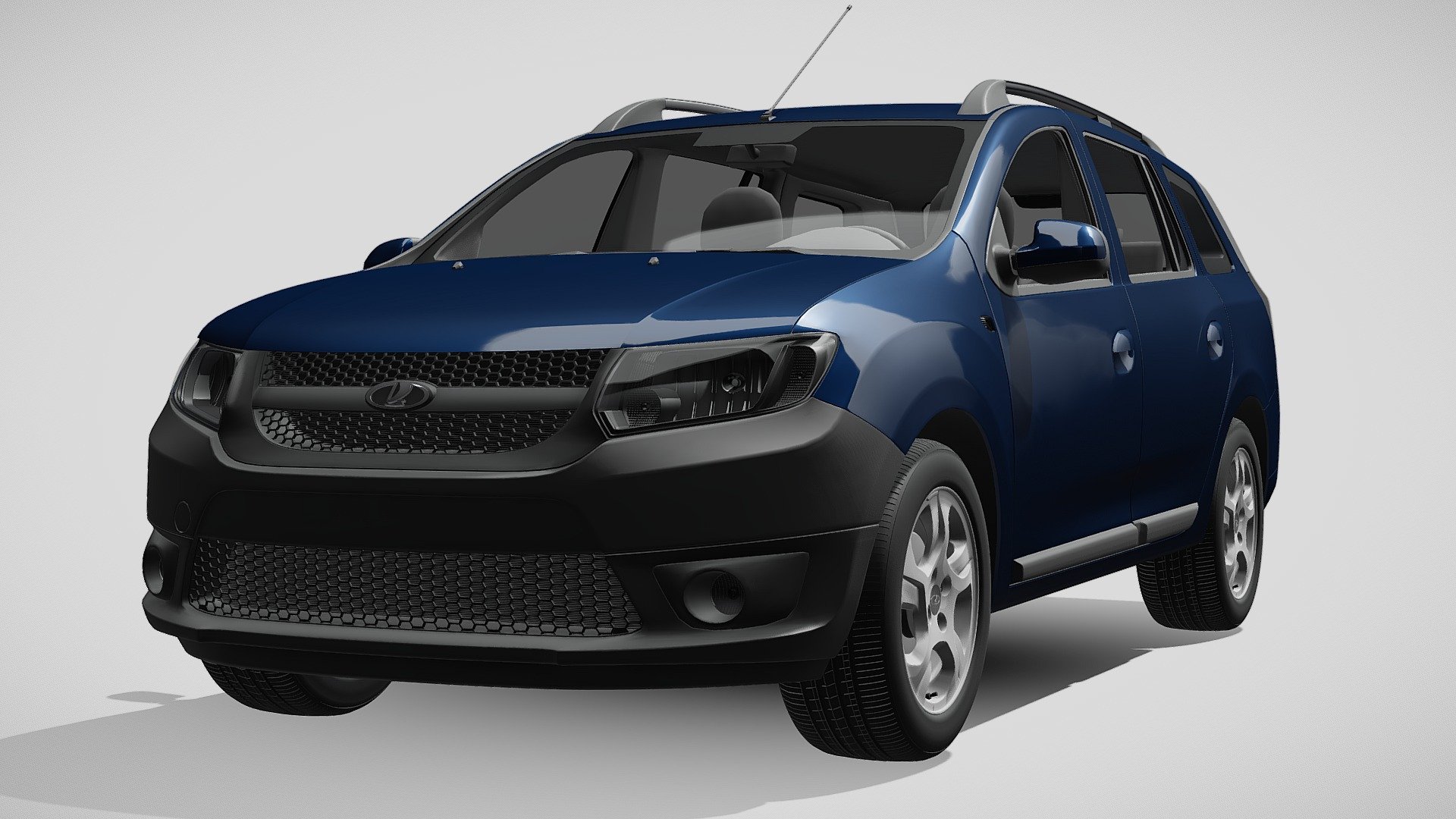 Lada Largus 2016 3d model