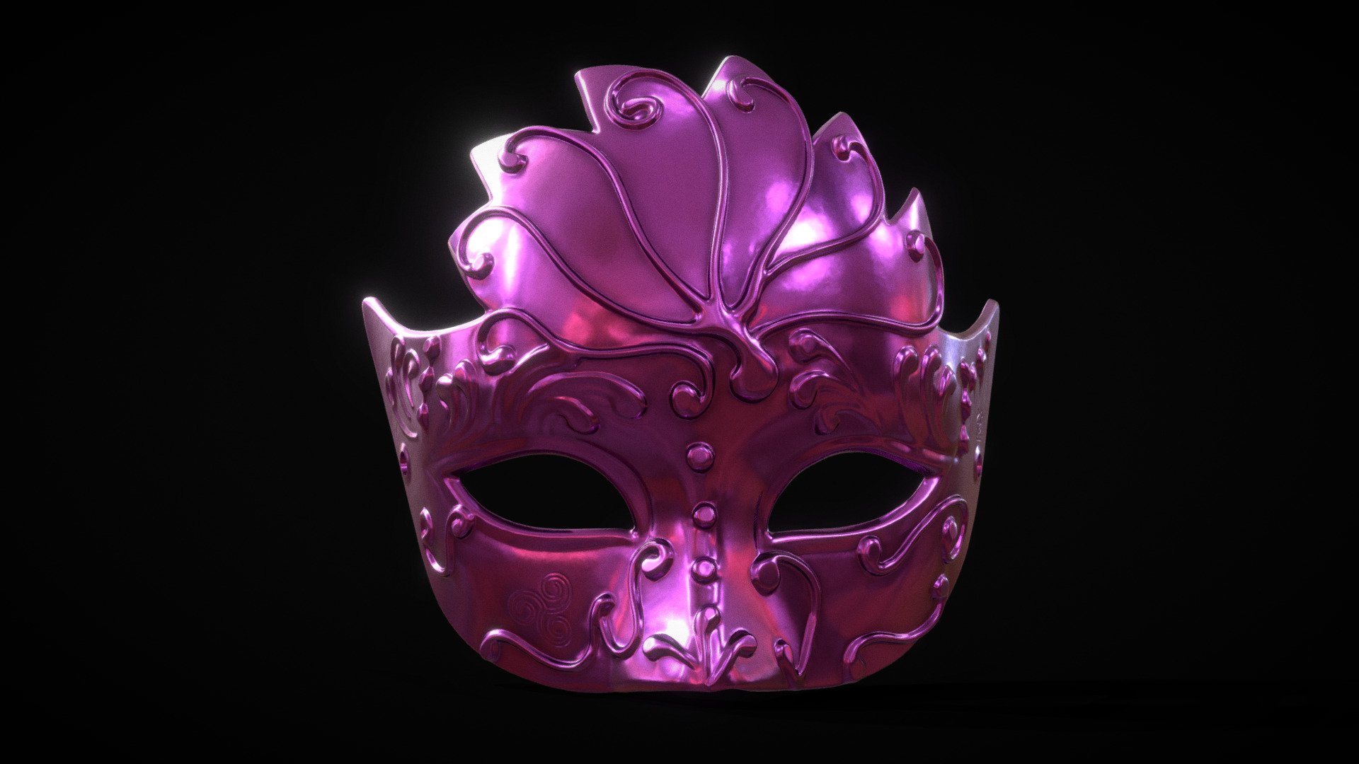 Venetian Mask II 3d model