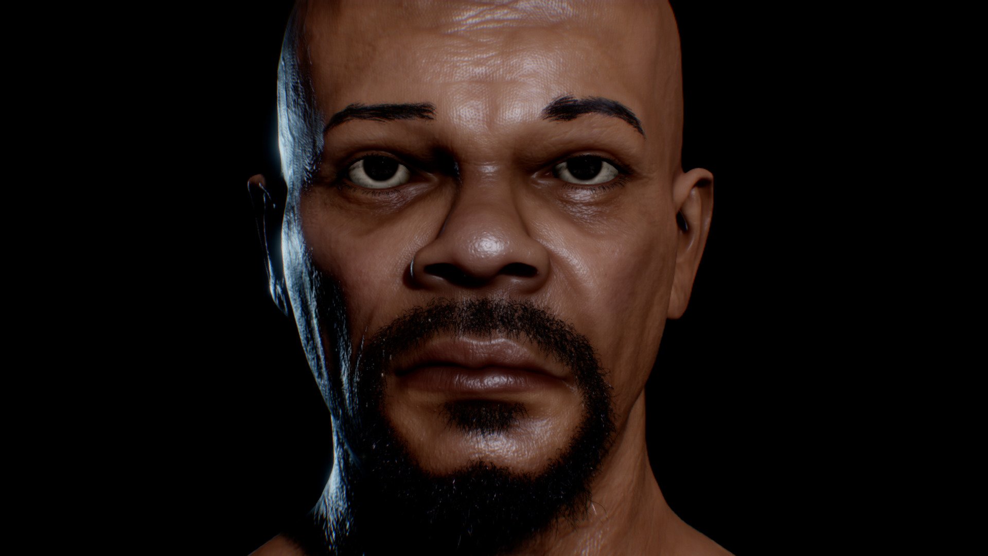 Samuel L. Jackson 3D Model 3d model