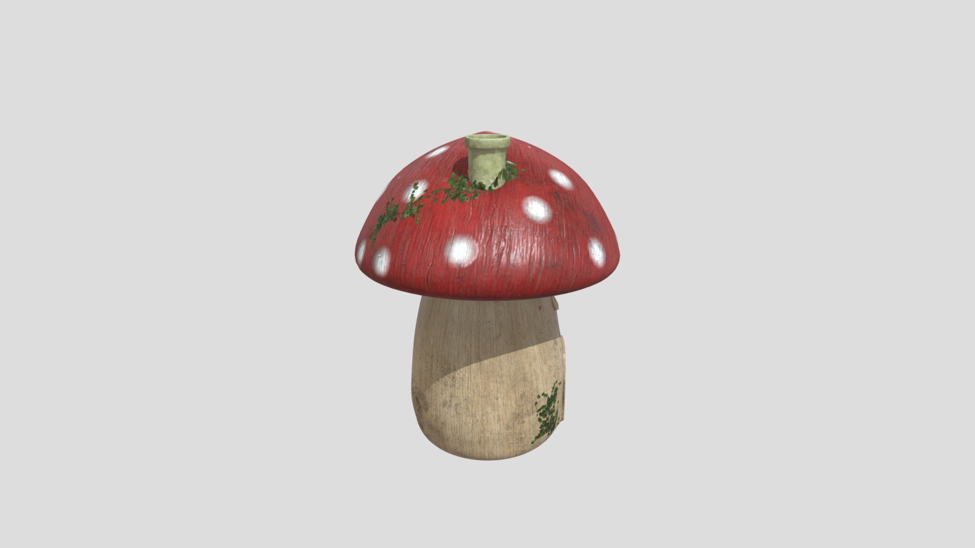 Mushroom House 3d model