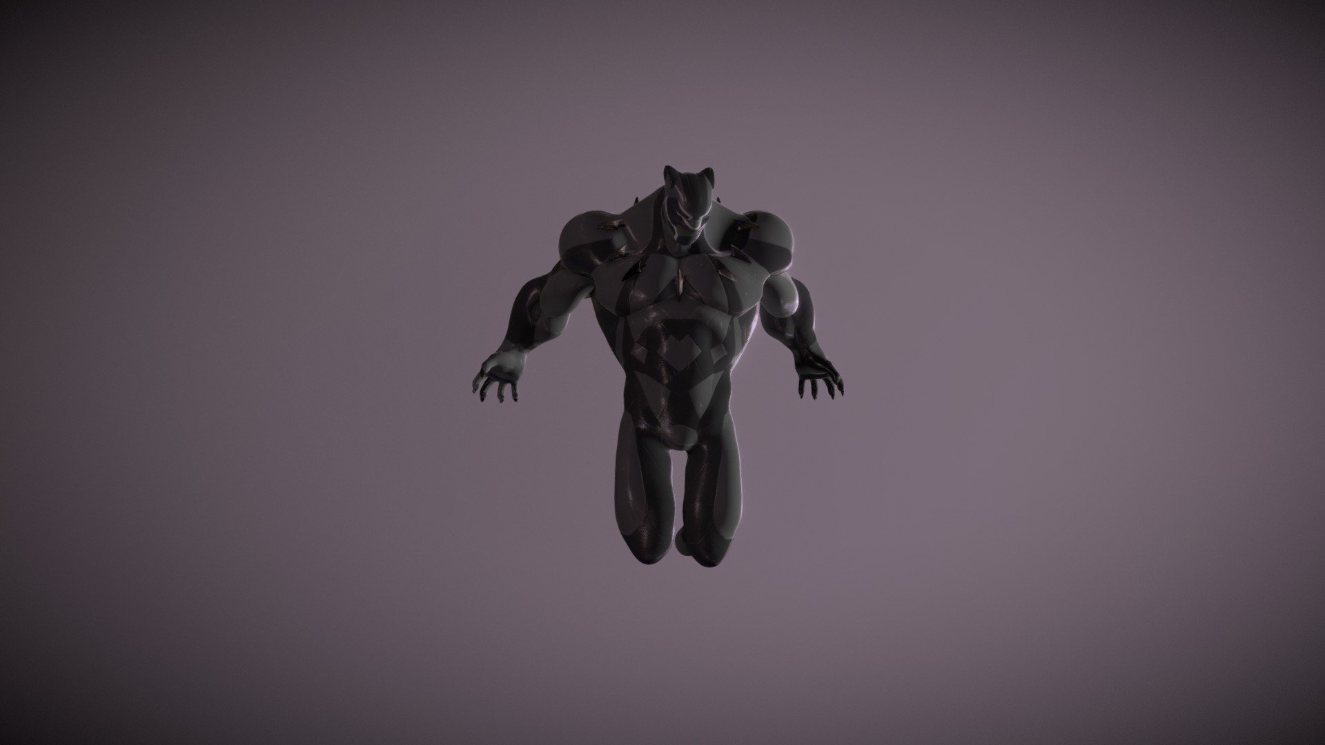 Black Panther 3d model