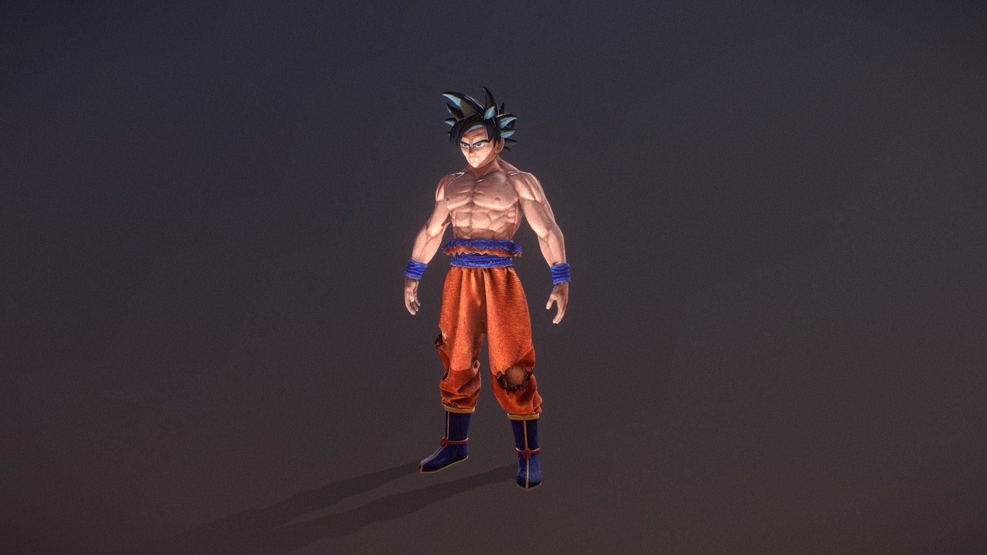 Dragon Ball Son Goku Fan Art 3d model