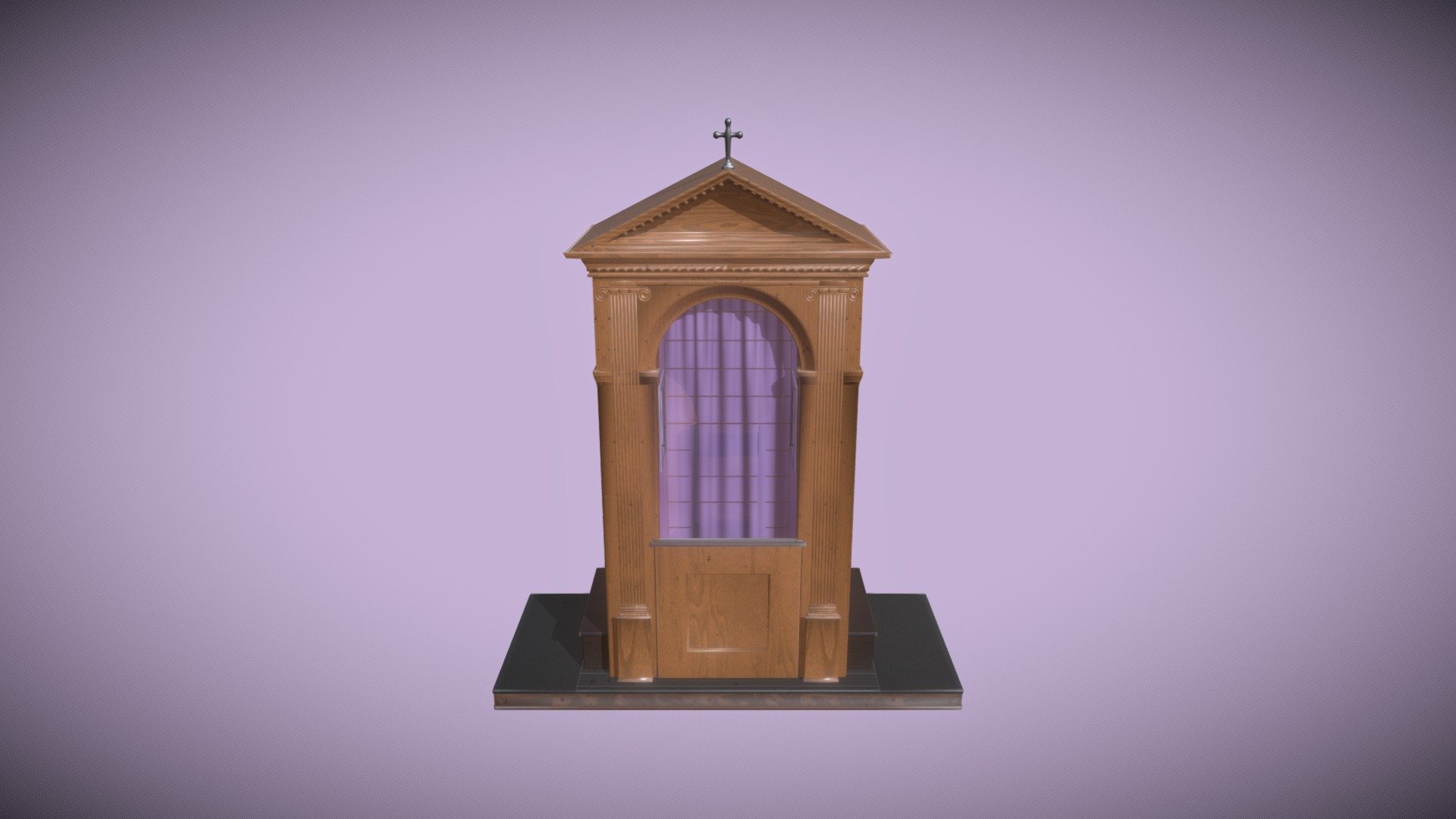 Confessional 3d model