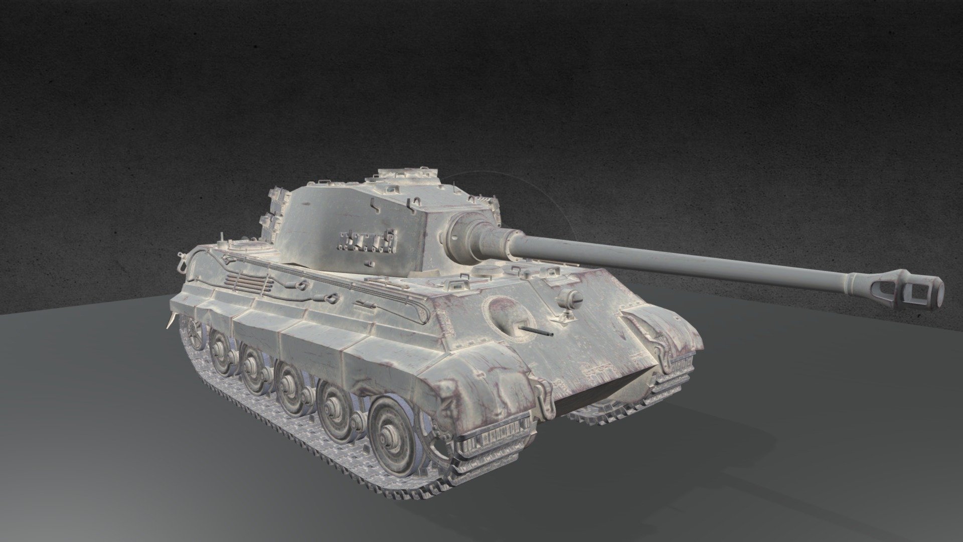 Tiger II 3d model