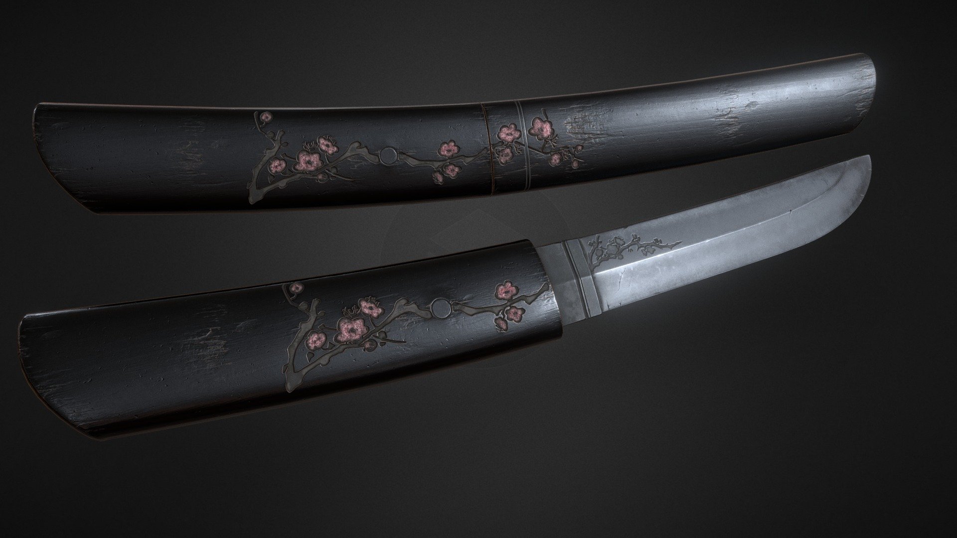 Tanto 3d model