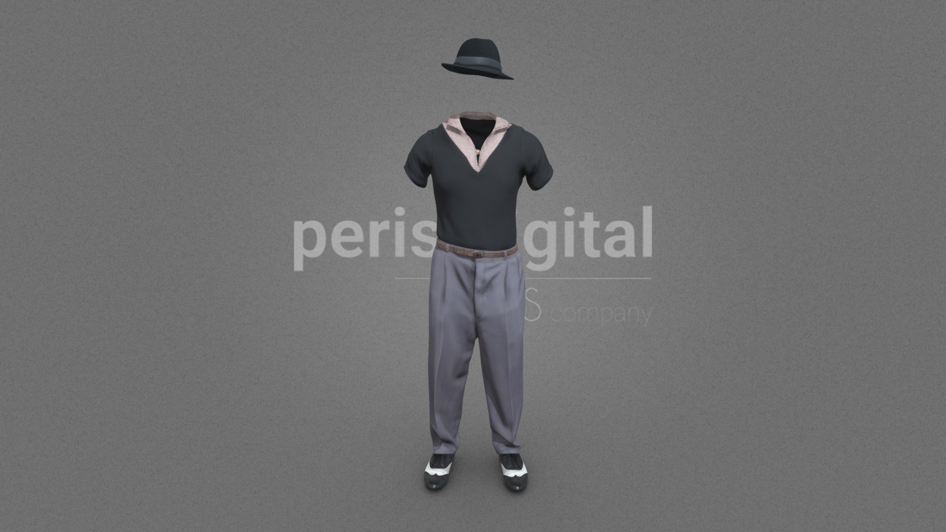 40s Fashion Series 3d model