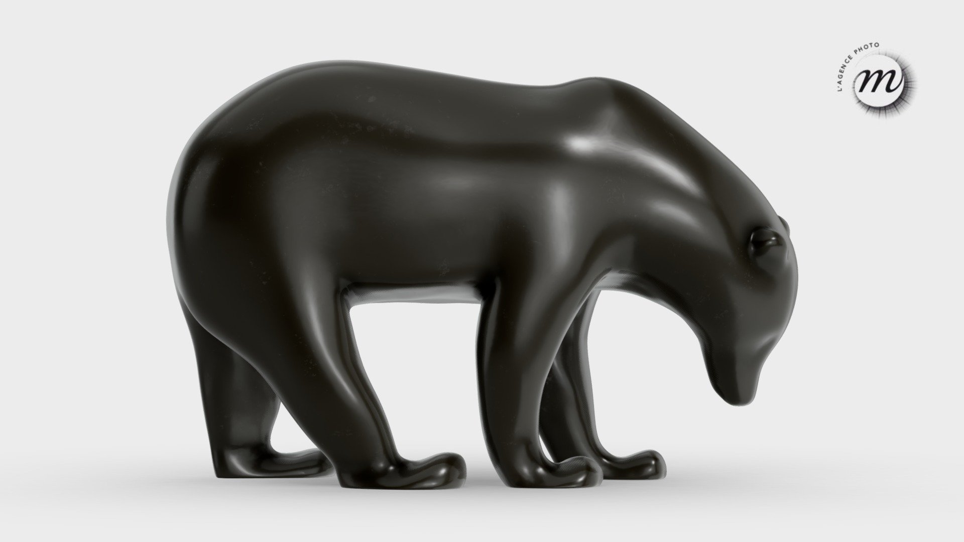 Petit ours brun 3d model