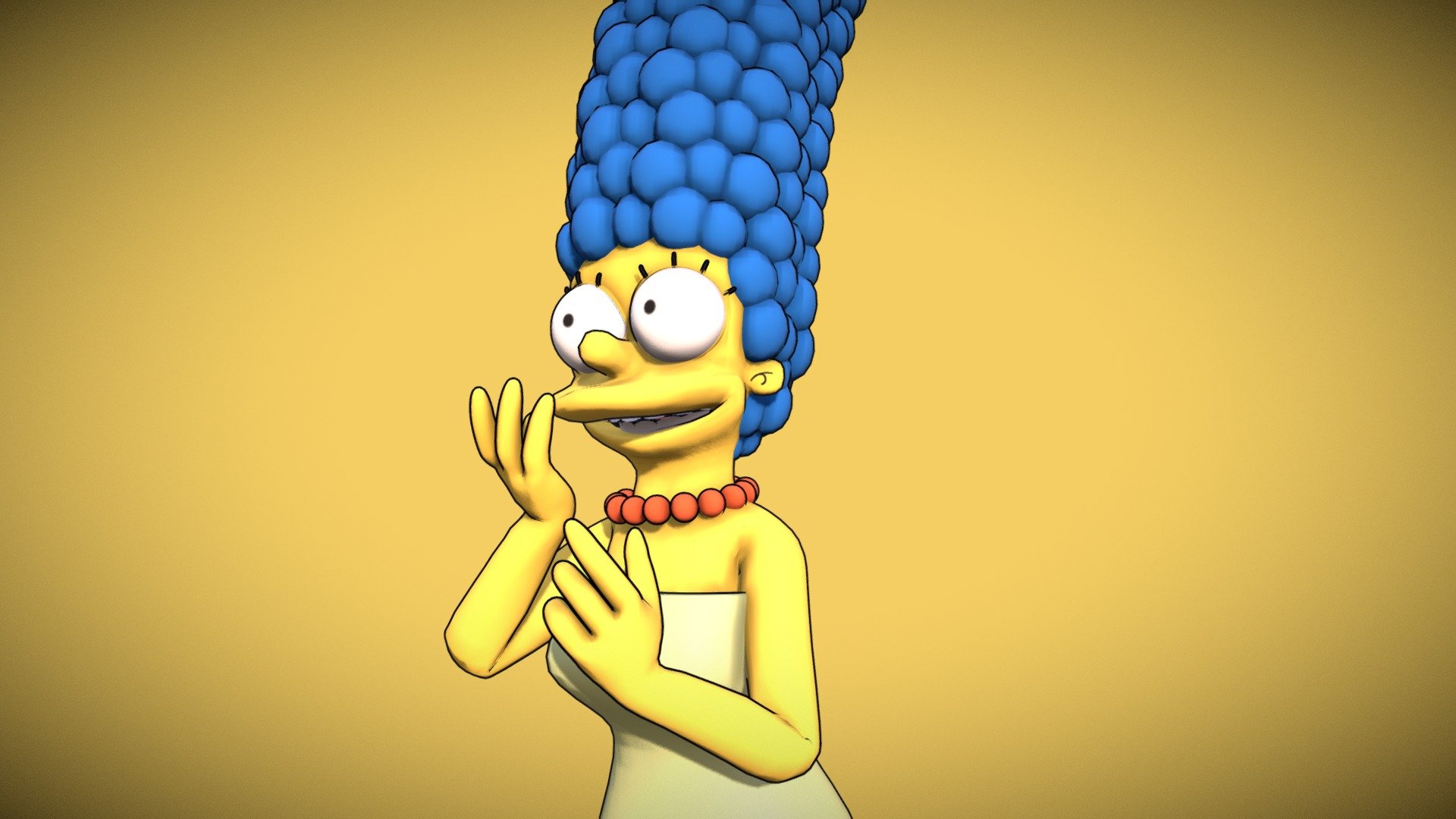 Marge Simpson 3d model