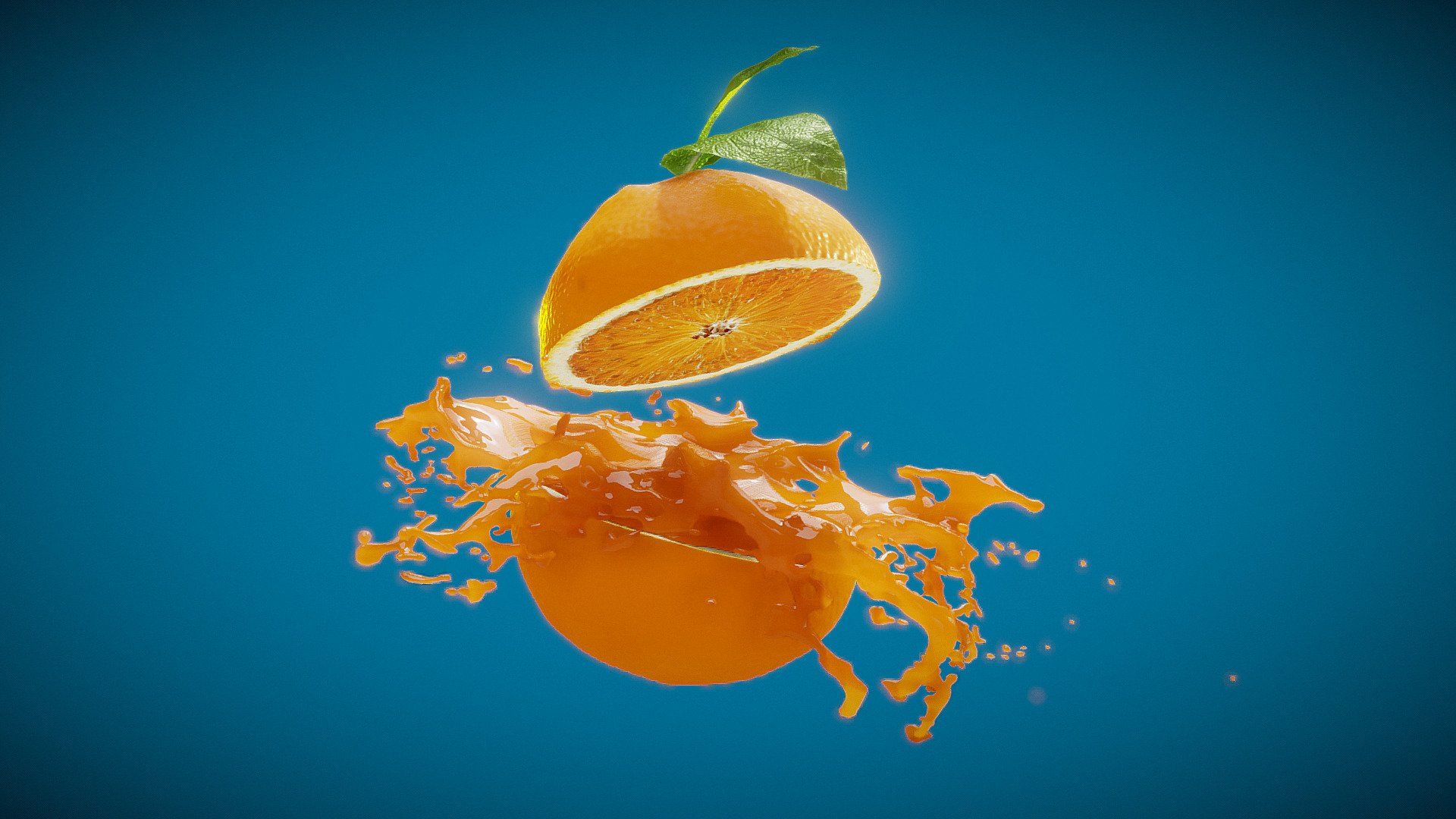 Orange Juice V3 3d model