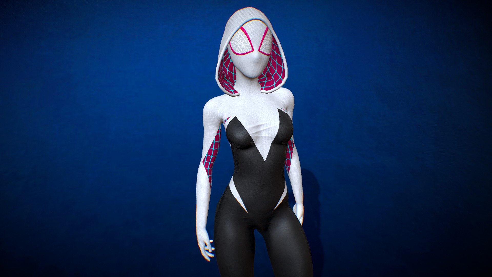 Spider_Gwen 3d model