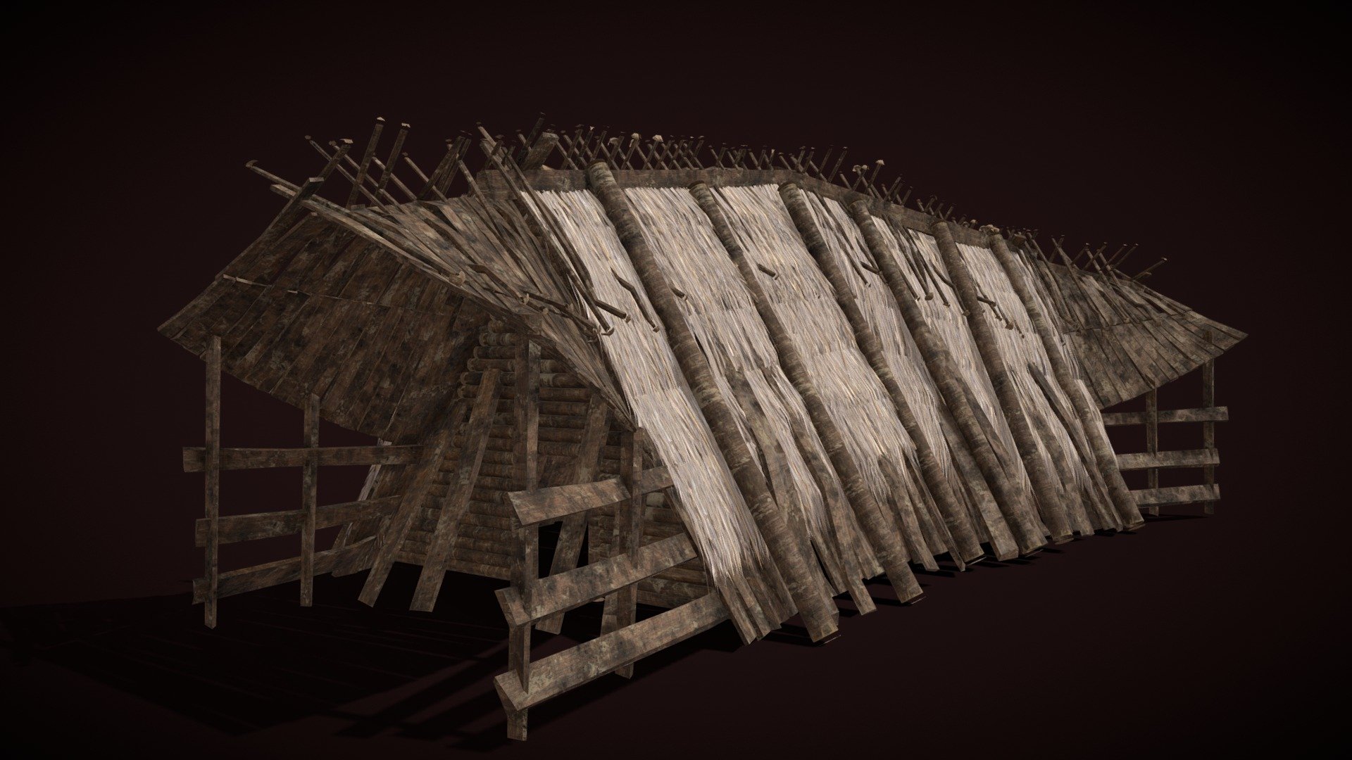 Modular_Housing_Hut_H 3d model