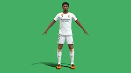 3D Rigged Jude Bellingham Real Madrid 2024