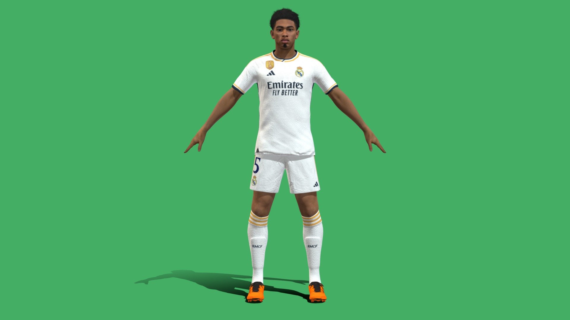 3D Rigged Jude Bellingham Real Madrid 2024 3d model