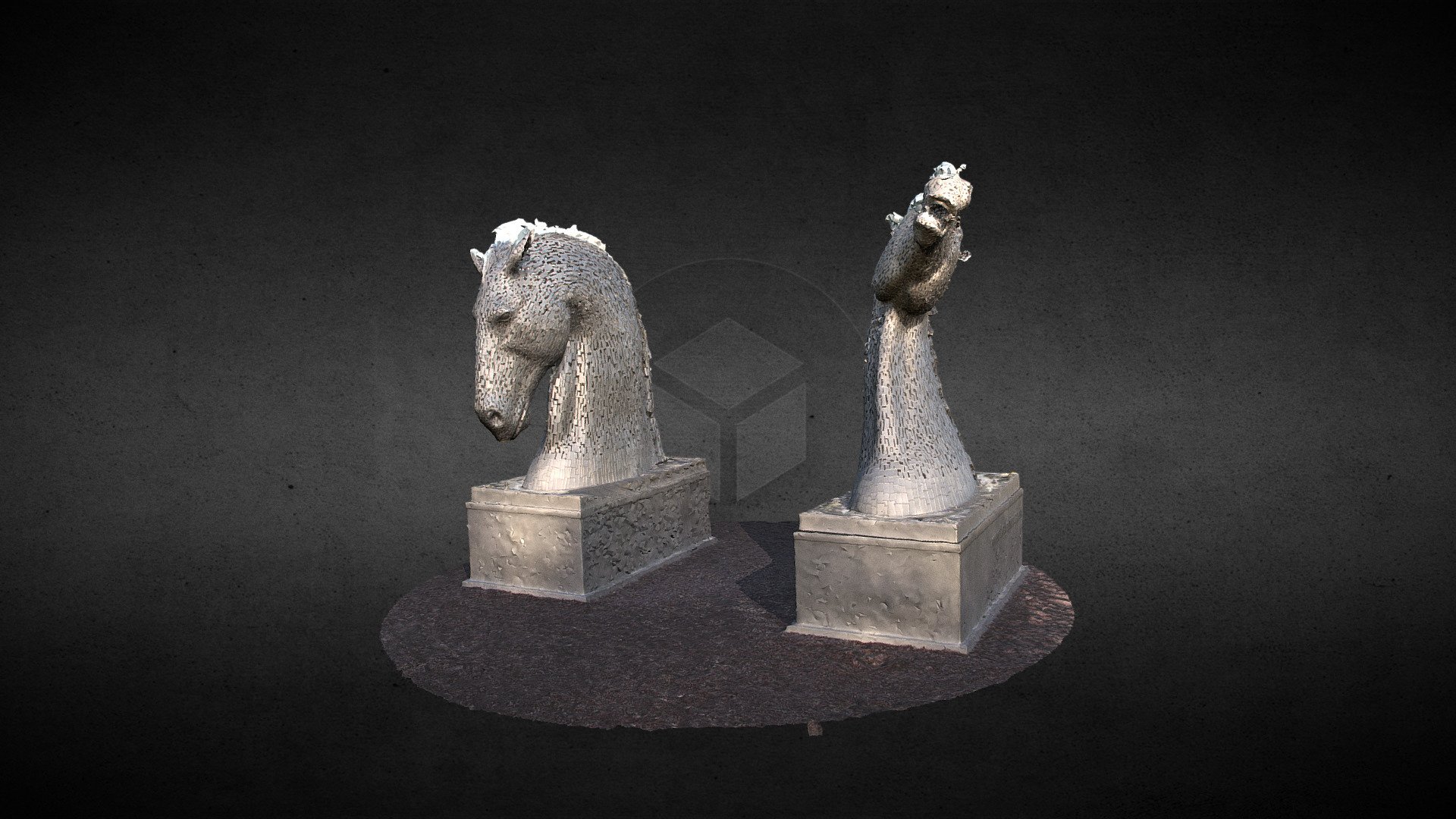 Kelpies Day (PhotoScan) 3d model