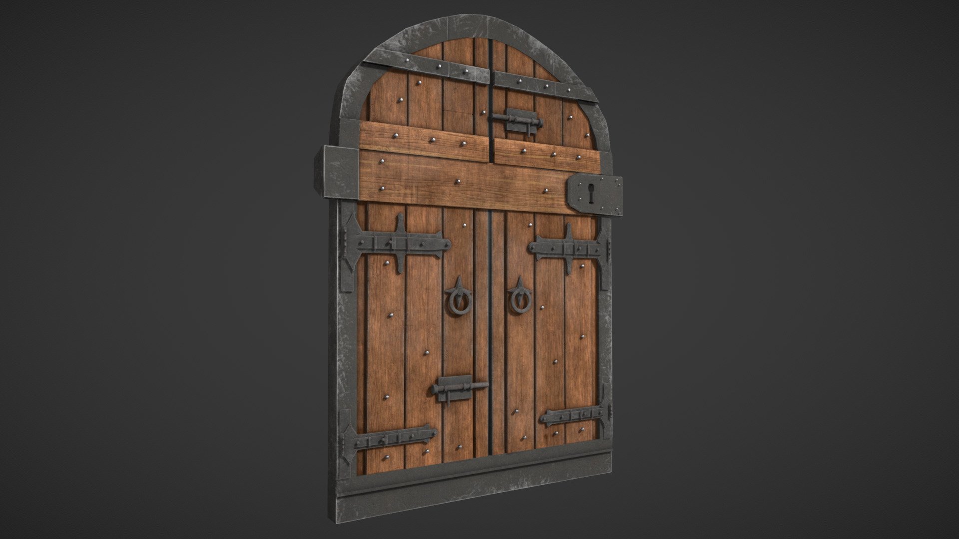 Medieval Door 3d model