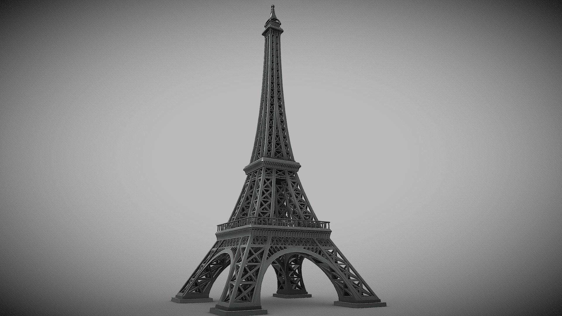 ( FREE ) La tour Eiffel 3d model