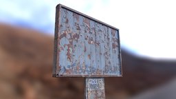 Derelict Road Sign