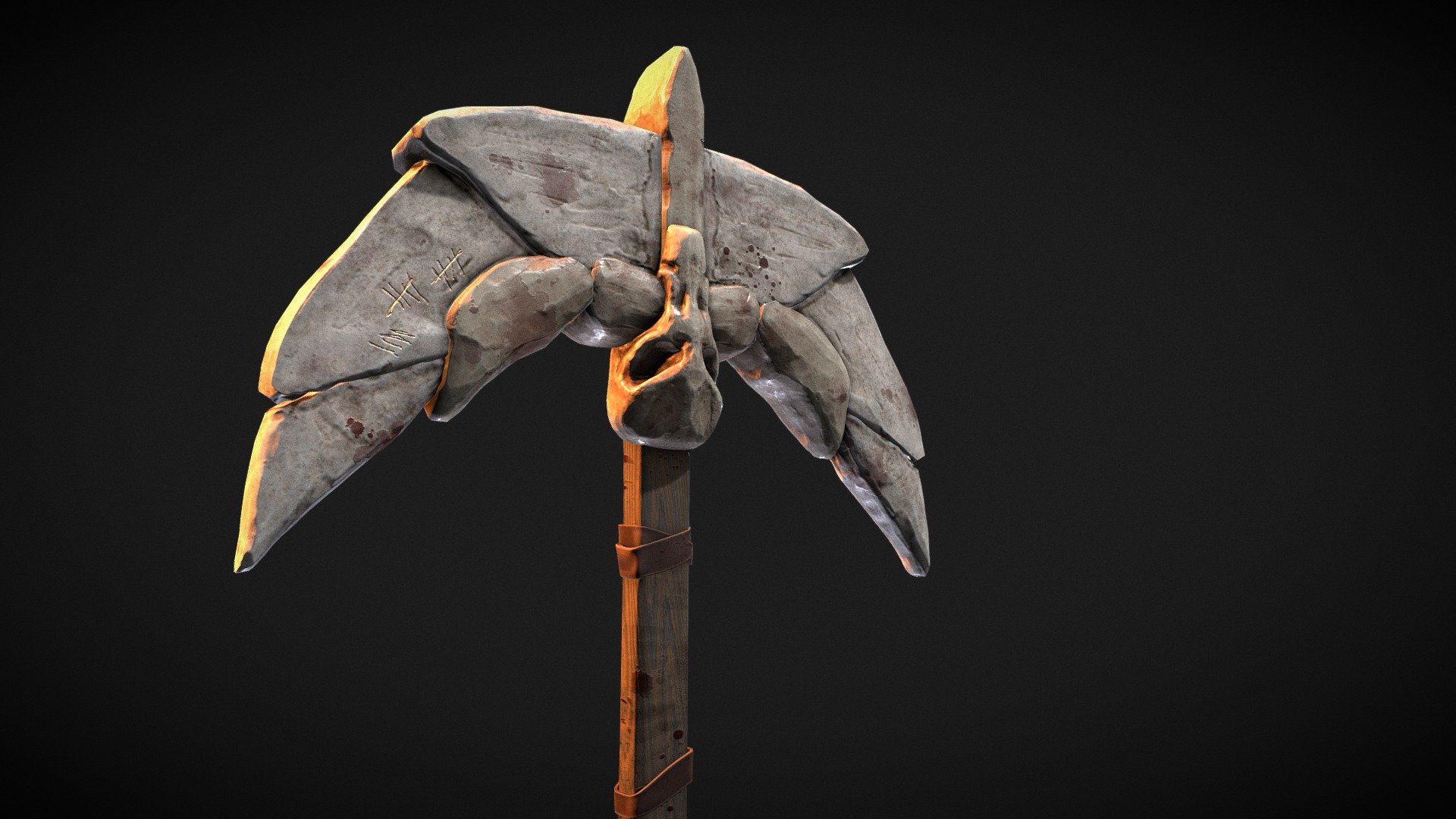 Mythosaur Axe 3d model