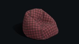 Bean Bag (Puff) Low-poly