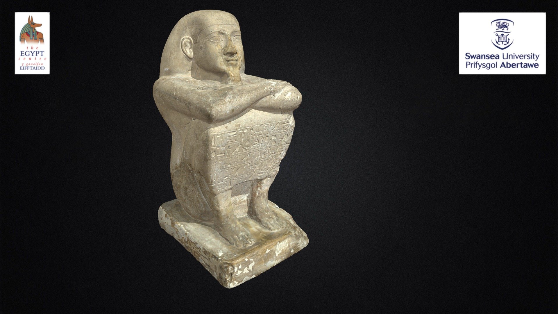 Statue of Aba (W921) 3d model