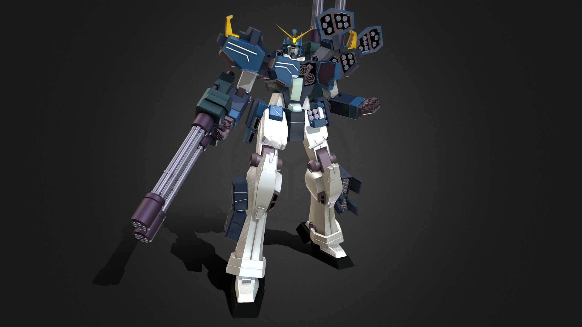 Gundam Heavyarms Custom (Endless Waltz) 3d model