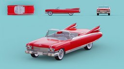 3d model CADILLAC ELDORADO BIARRITZ 1959