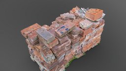 Stacked bricks