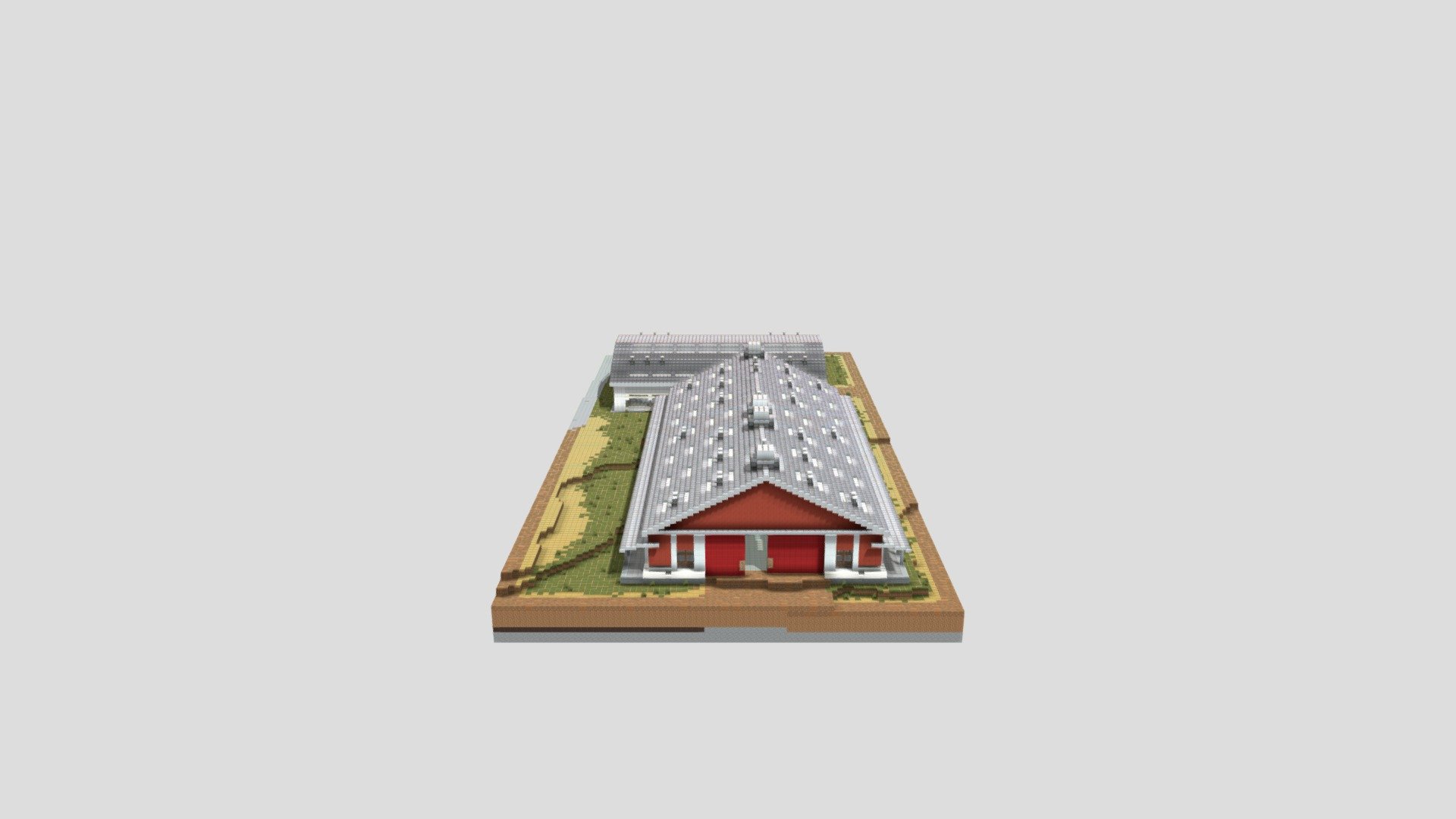 Milking Shed 3d model