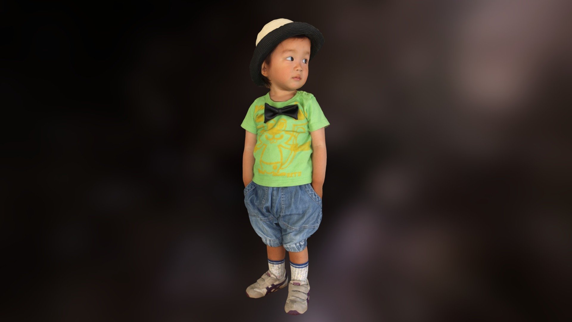 A 2-year-old boy 3d model