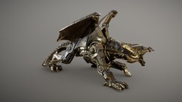 Mechanical Steampunk Dragon