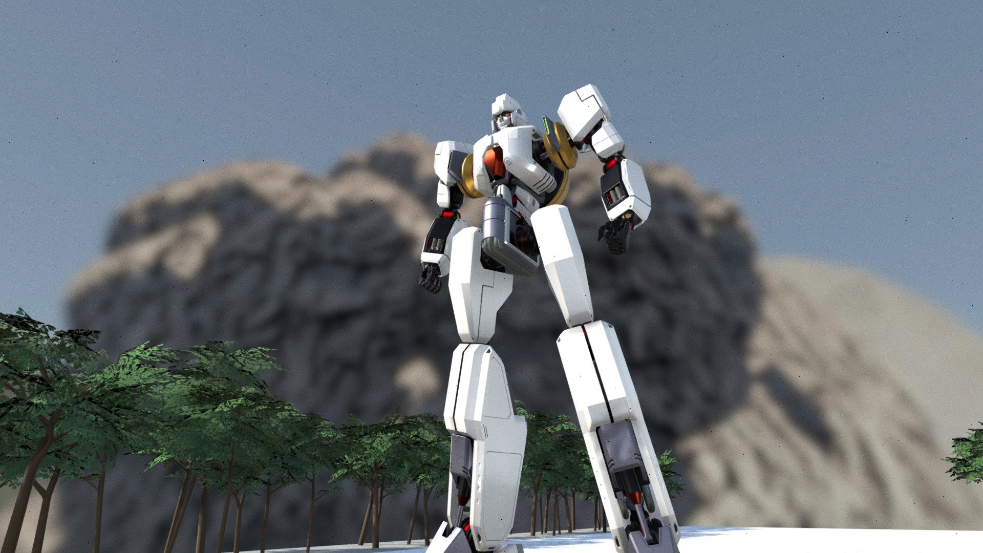 ACS-08C / Fighter of Crystal 3d model