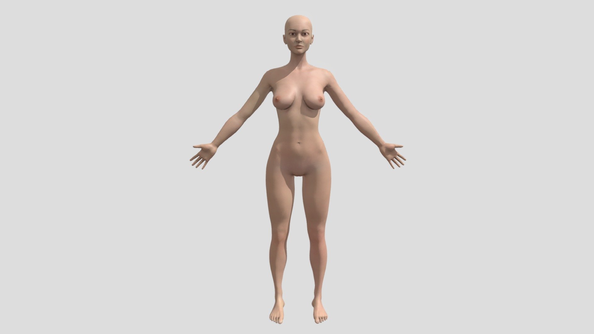 Female Basemesh 3d model