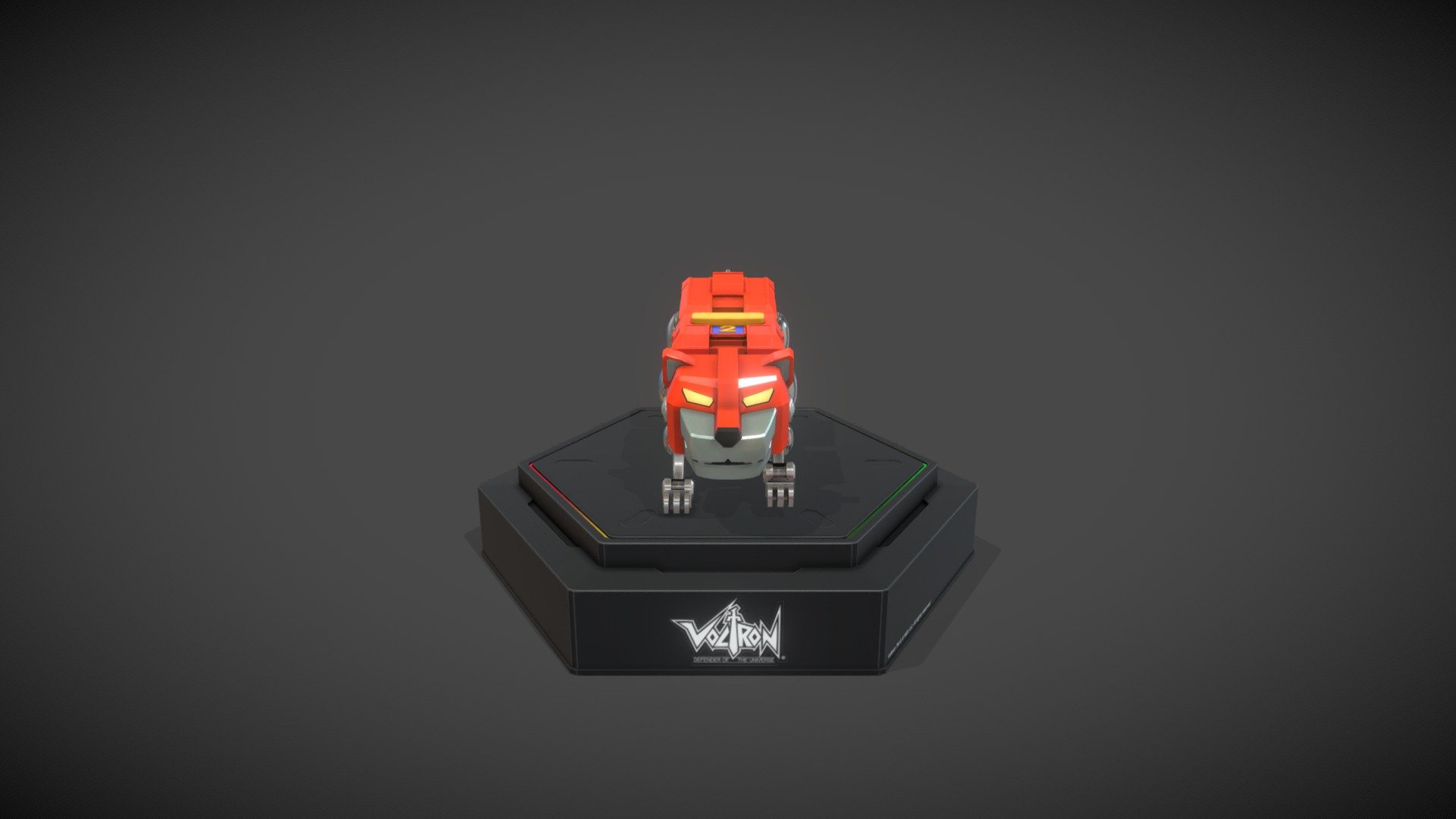 Voltron_RedLion 3d model