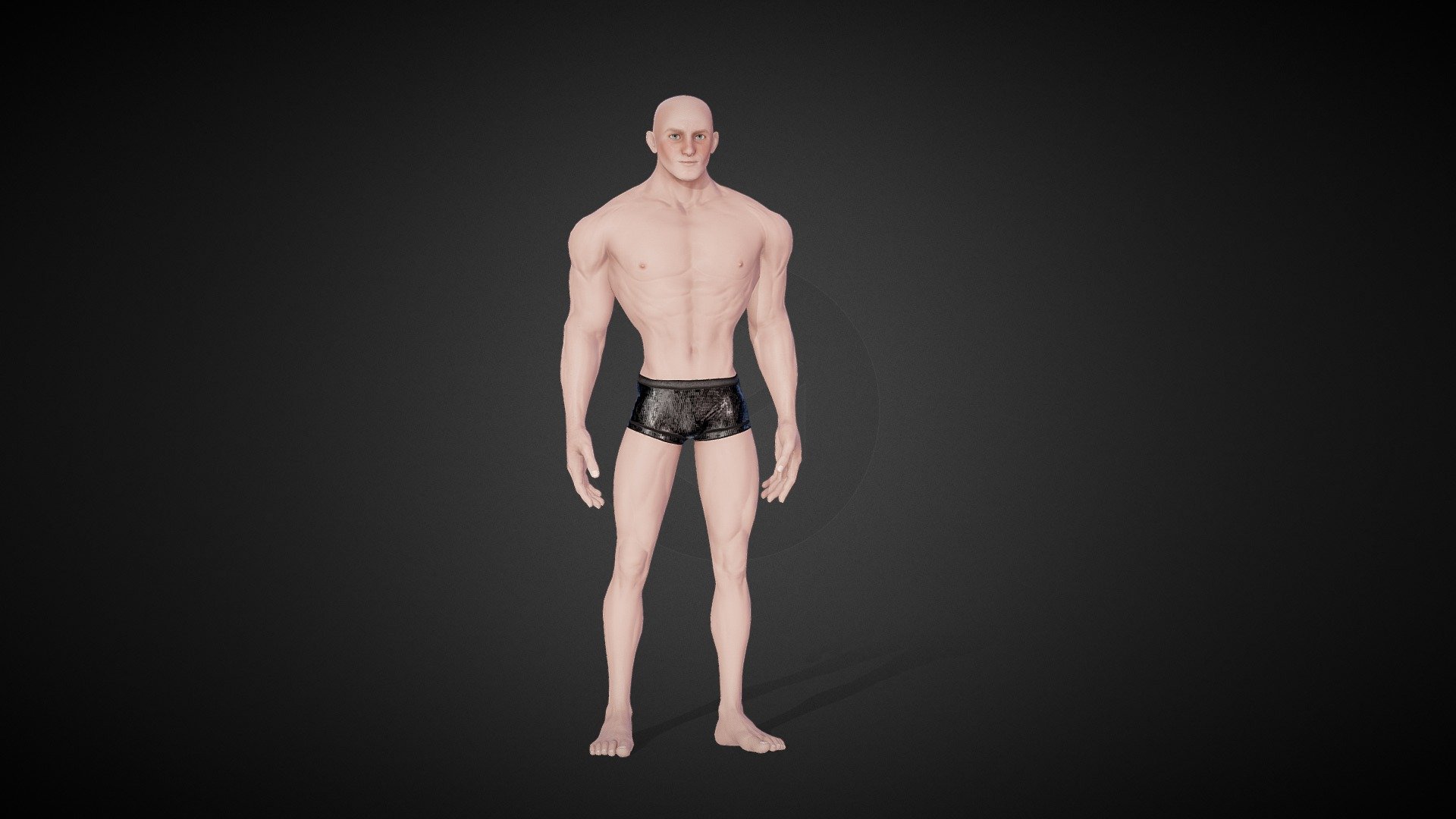 CC4 Chris (CC1 Remastered) 3d model