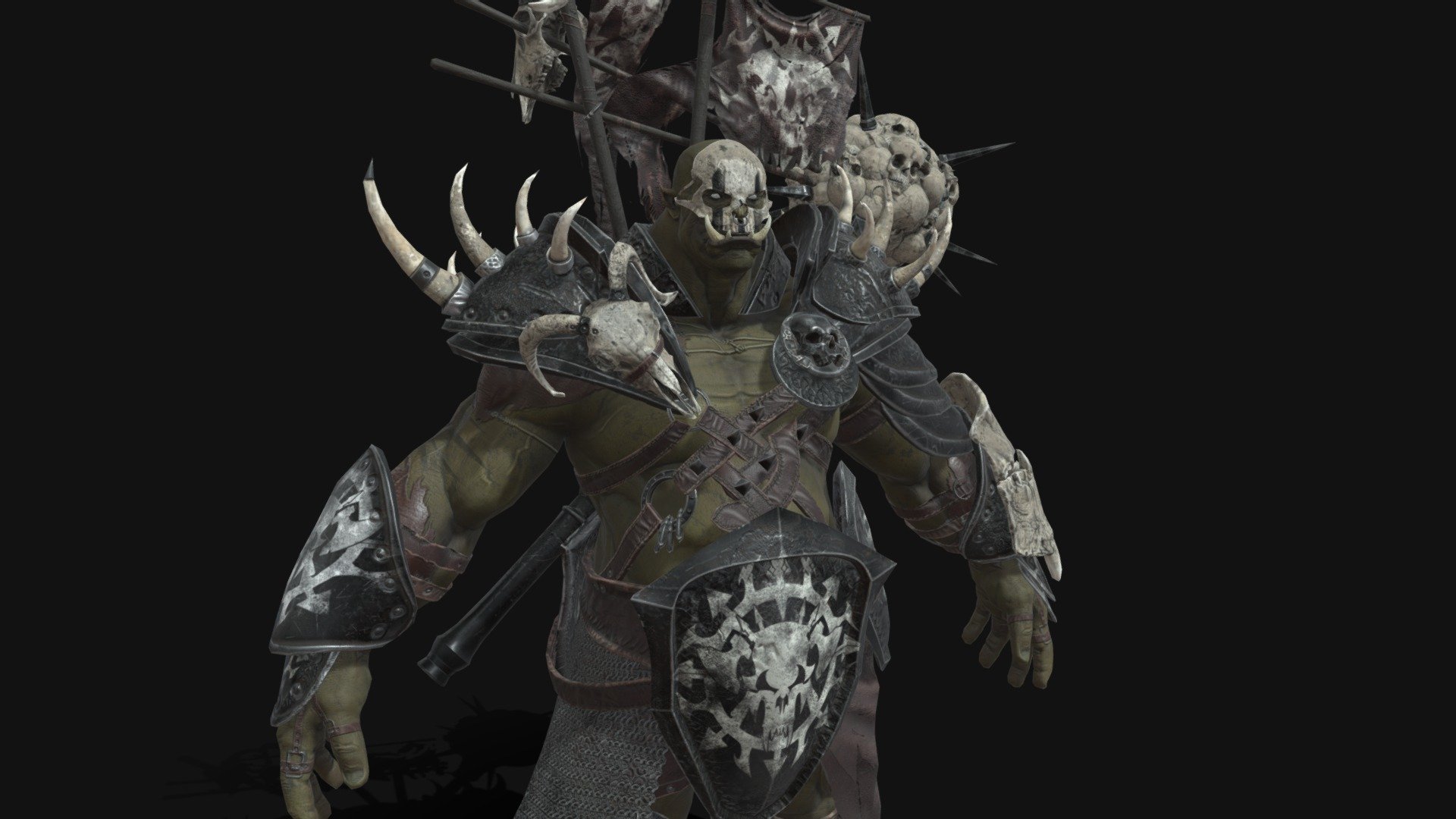 Orc Juggernaut remaster 3d model