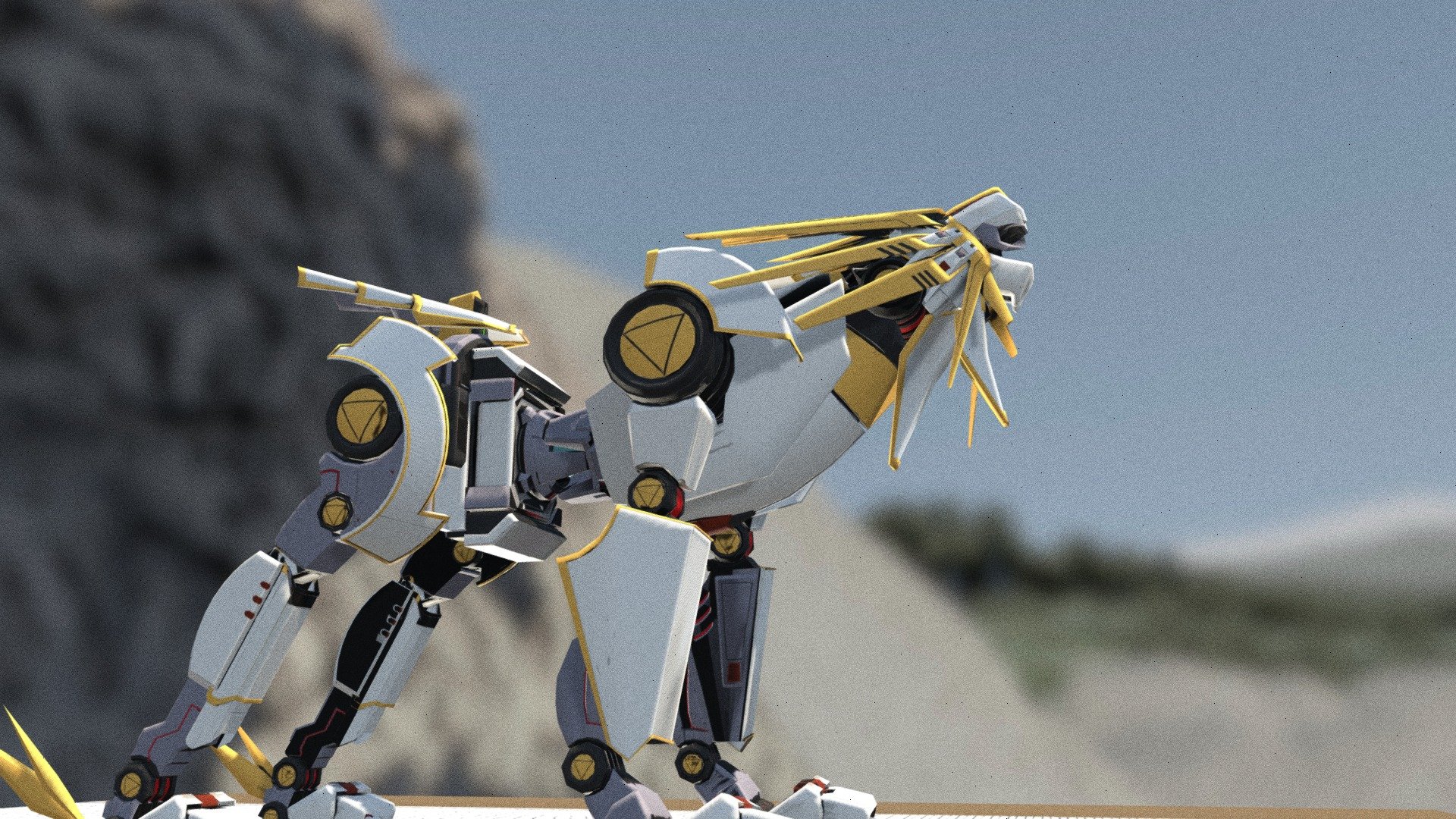 ACS-08L / 雷獣 3d model