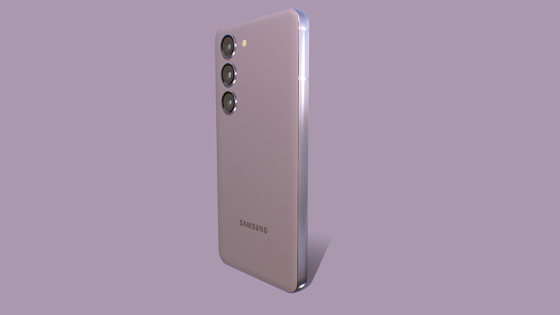 Samsung S23 Lavender 3D Model 3d model