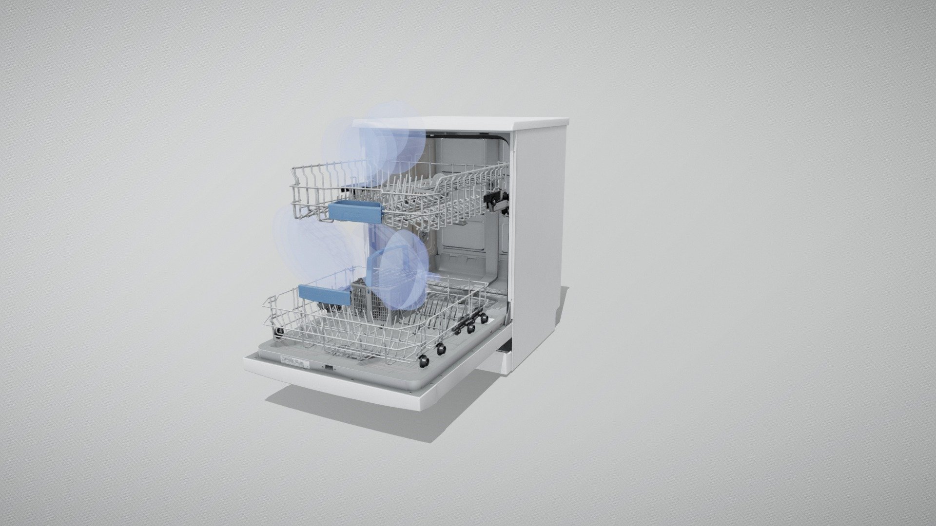 Dishwasher Bosch Series 2 Silence Plus 3d model