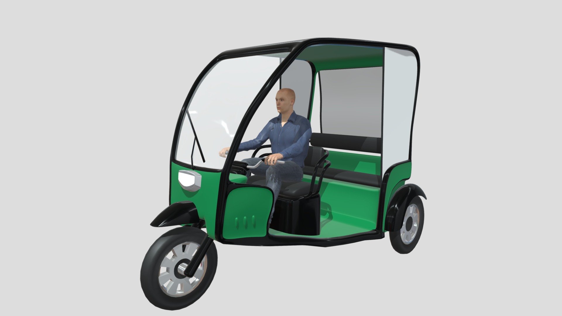 Rickshaw 3d model