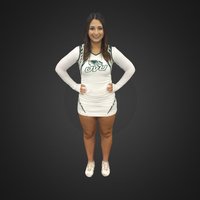 UVU Cheerleader Fullbody